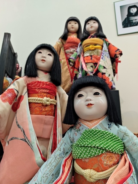 市松人形たち